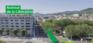 Réouverture des avenues Bergougnan, Carnot et de la Libération